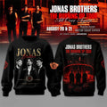 Jonas Brothers The Burning Up Tour All Over Again 2026 Sweatshirt Jonas Brothers Merch Tour - Loomnari