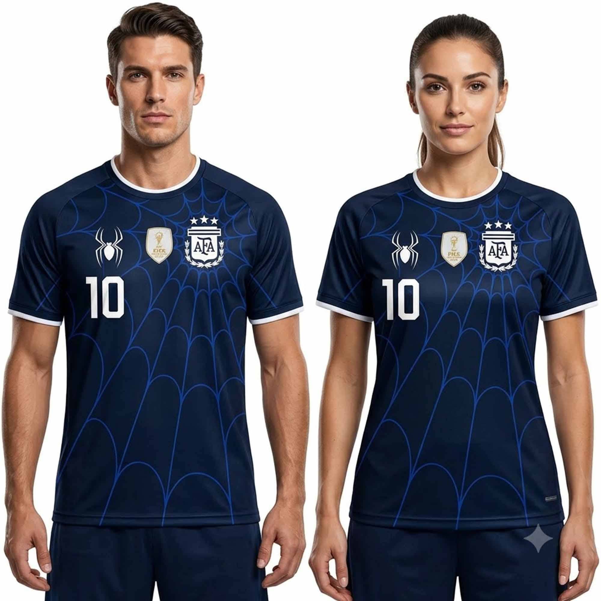 2026 Argentina X Spiderman Merch World Cup FIFA T-Shirt Gifts For Fan - Loomnari