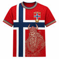2026 Norway Norge Football Viking Warrior T-Shirt Norway Football Merch Gift For Fans - Loomnari