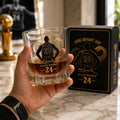 Kobe Bryant Merch 2026 Kobe Bryant Day Black Mamba 24 Whiskey Glass Basketball Fan Gifts - Loomnari