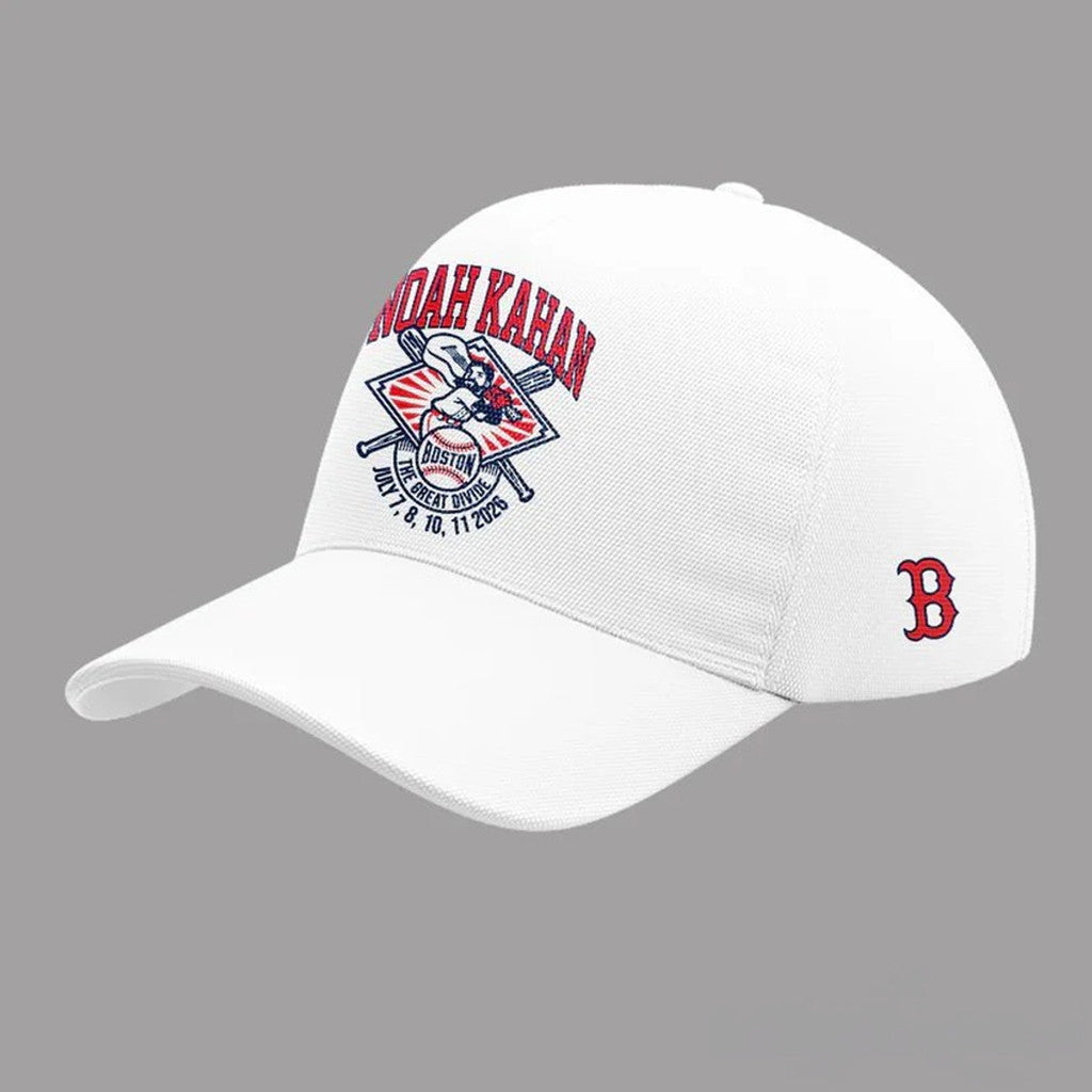 Noah Kahan X Boston Red Sox The Great Divide Tour 2026 Hat Noah Kahan Boston Merch Fan Gifts - Loomnari