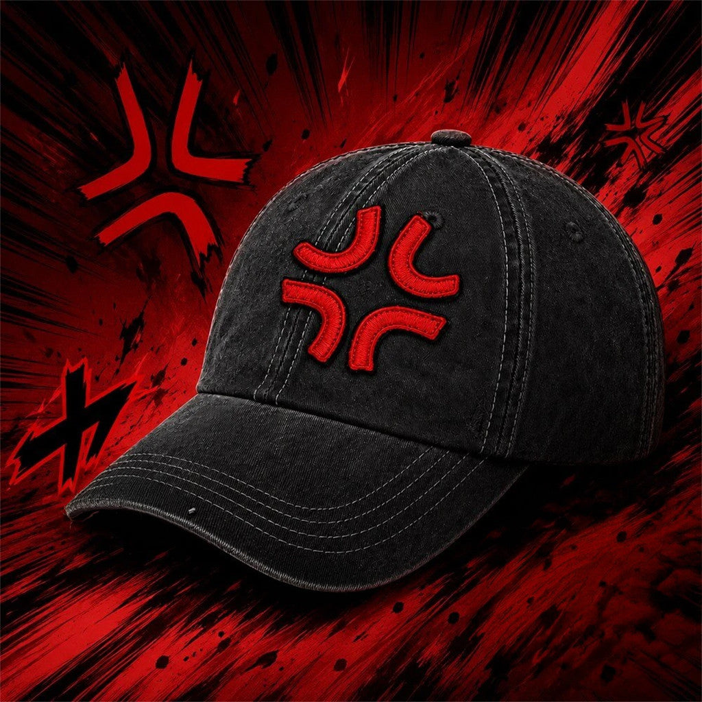 Manga Anger Symbol Hat Funny Manga Cosplay Baseball Cap Gift For Friends - Loomnari
