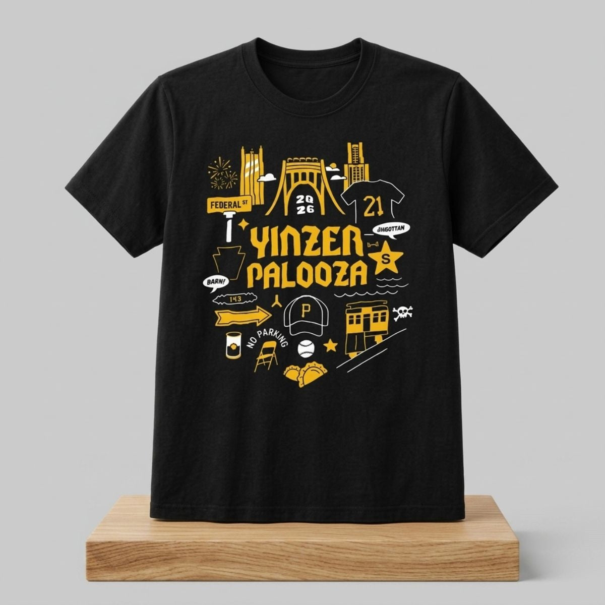 2026 Pirates Yinzerpalooza T-Shirt Pirates Football Merch Gift For Football Fans - Loomnari