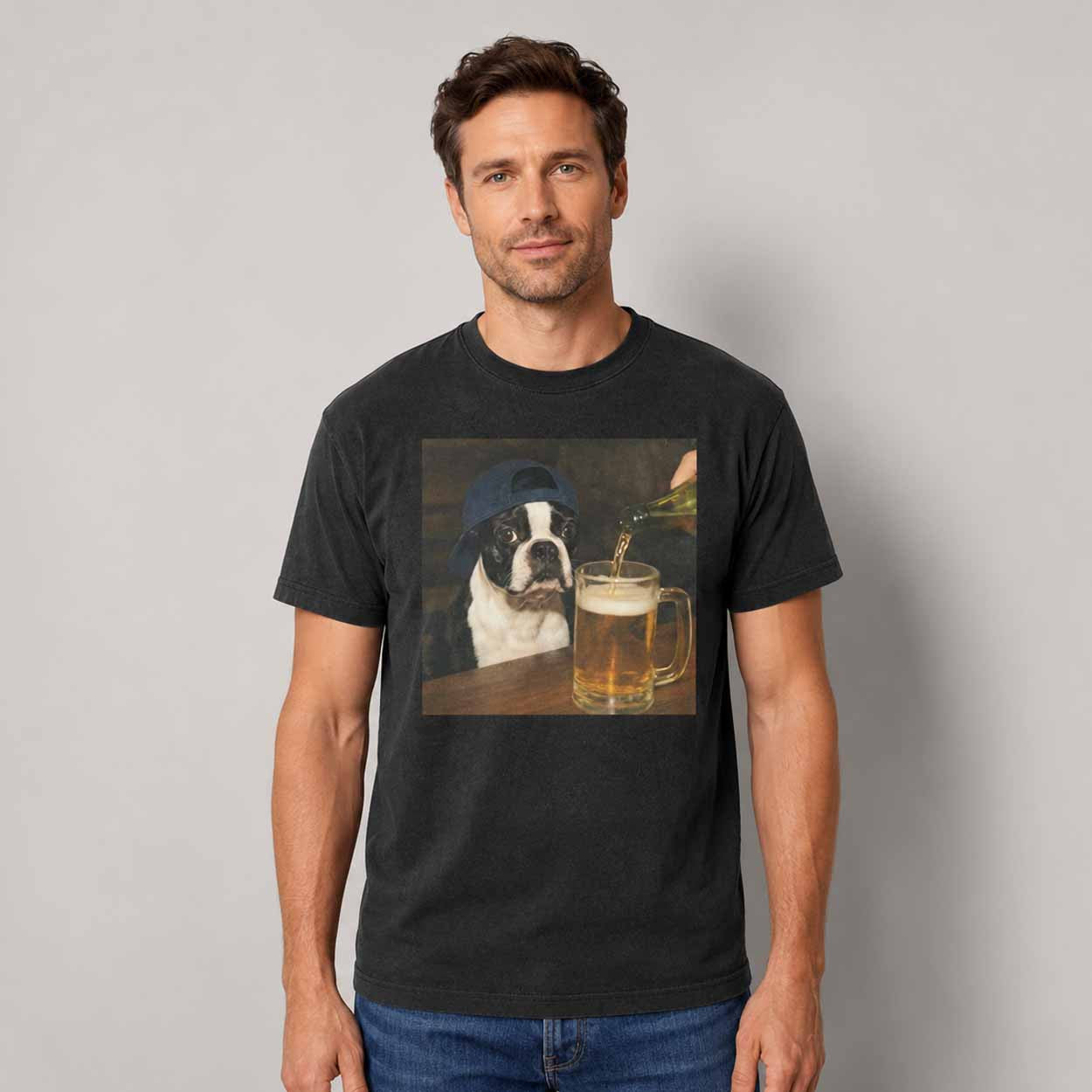 Dylan Crews Boston Terrier Drinking Beer T-Shirt Dylan Crews Merch Gift For Sport Fans - Loomnari