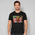 Swirly Kirk Merch Swirly Kirk Abstract Trippy Portrait T-Shirt Birthday Gift Ideas For Him - Loomnari