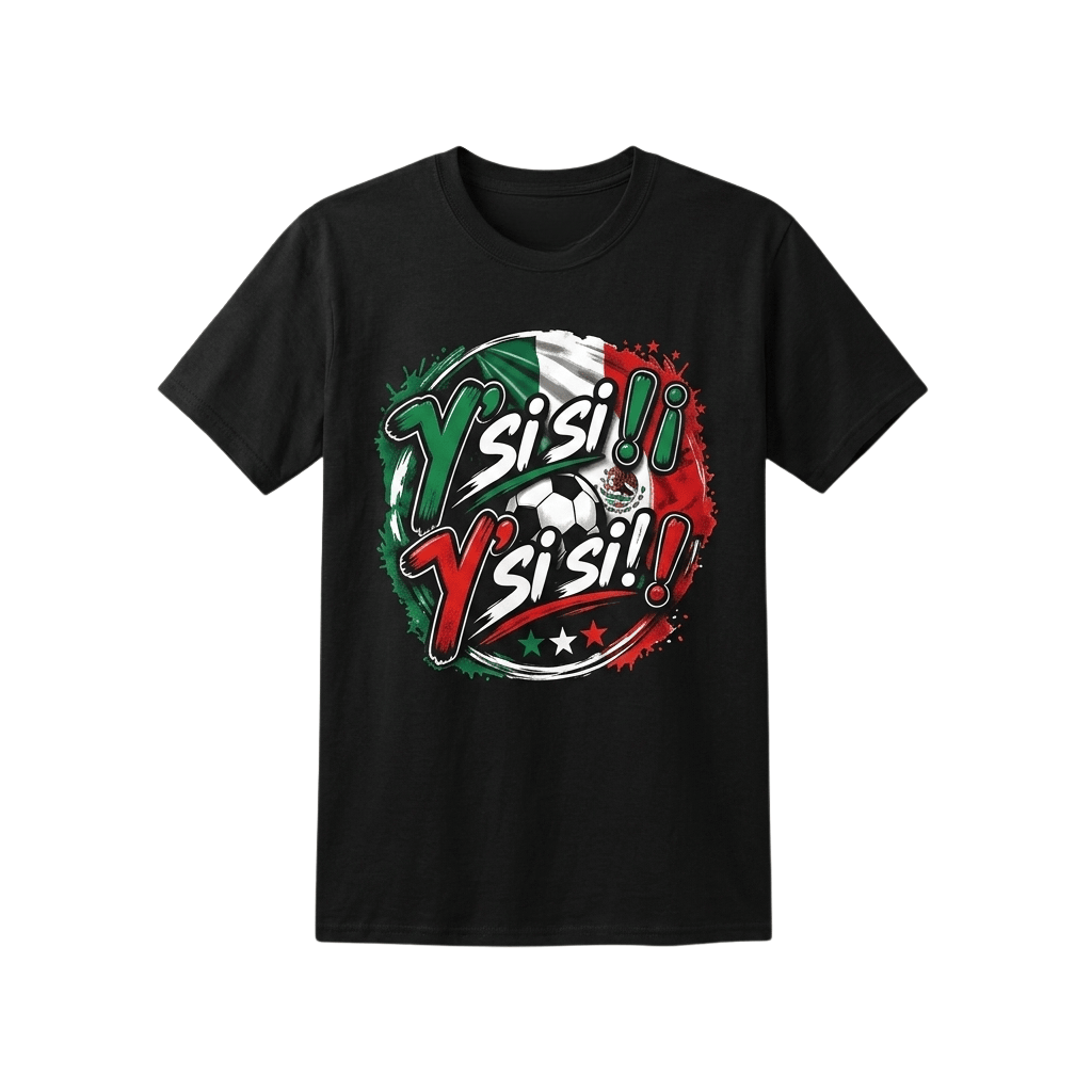 Y Si Si Mexico World Tour Graphic T-Shirt Mexico Y Si Merch Gifts For Men Fans - Loomnari