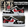 Custom Foo Fighters Take Cover Tour 2026 Shoes Sneakers Signature Foo Fighters Merch Fan Gifts - Loomnari