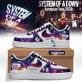 Custom SOAD Merch 2026 System Of A Down Europe UK Stadium Tour Signature Sneakers Fan Shoes - Loomnari