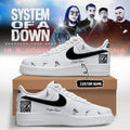 Custom SOAD Merch 2026 System Of A Down Europe UK Stadium Tour Sneakers Fan Gear Signature - Loomnari