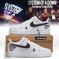 Customized System Of A Down 2026 Tour Signature Sneakers Music Fan Shoes SOAD Band Merch - Loomnari