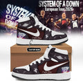 Custom Name System Of A Down 2026 Tour Signature Sneakers SOAD Merch Present For Fans - Loomnari