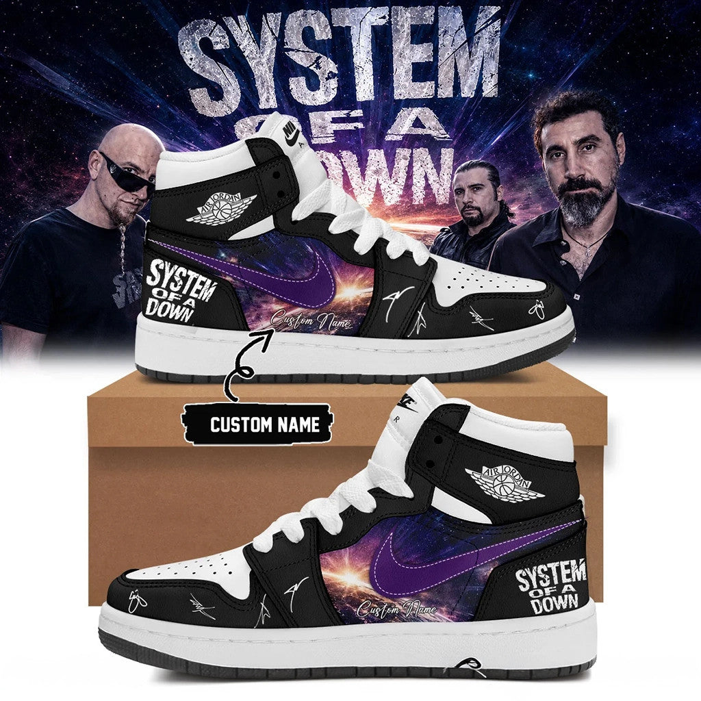Personalised SOAD 2026 Merch System Of A Down Tour Signature Shoes Sneakers Band Fan Gifts - Loomnari
