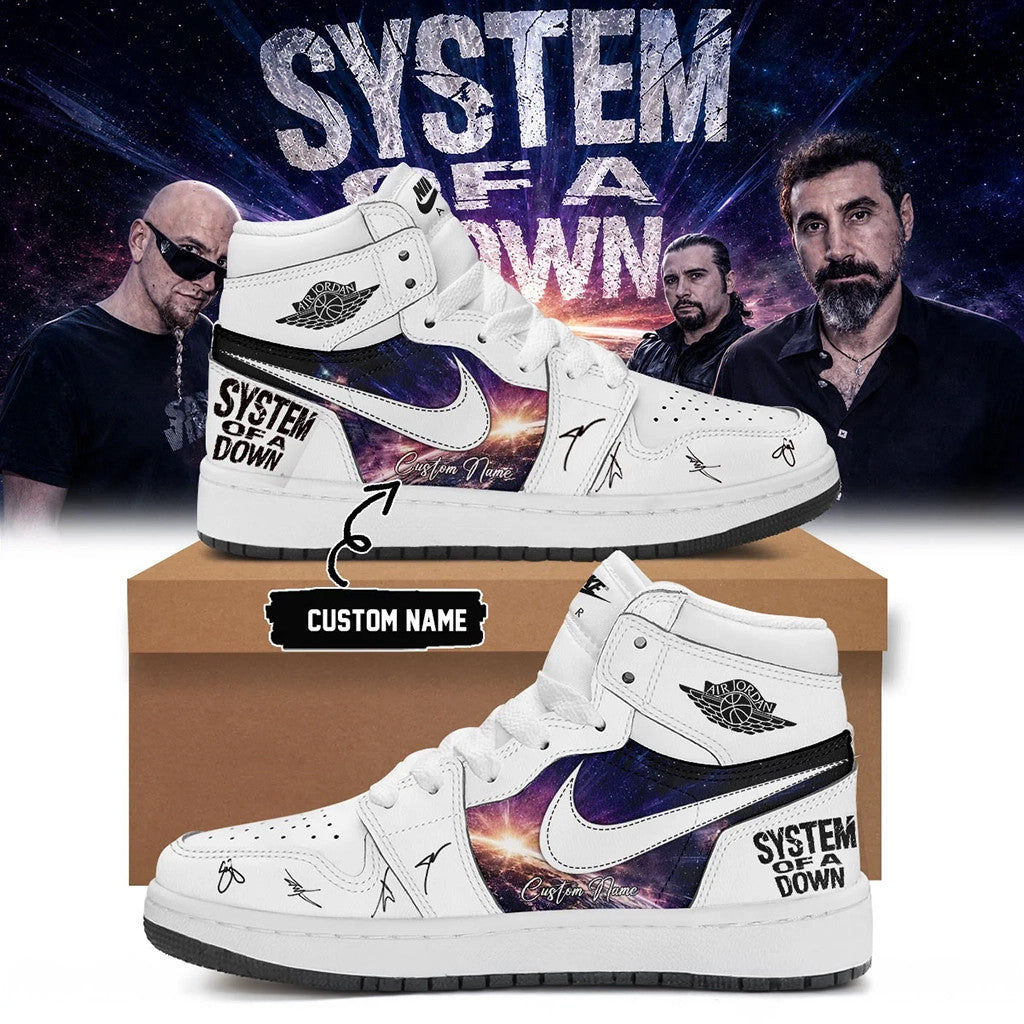 Personalized SOAD Tour Merch System Of A Down Signed 2026 Shoes Sneakers Gift For Music Fan - Loomnari