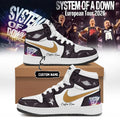 Personalized System Of A Down 2026 European Tour Shoes Sneakers SOAD Merch Gift For Band Fans - Loomnari