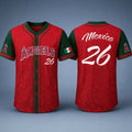 2026 Angels Mexican Heritage Night Baseball Jersey Angels Mexican Merch Unique Gifts For Him - Loomnari