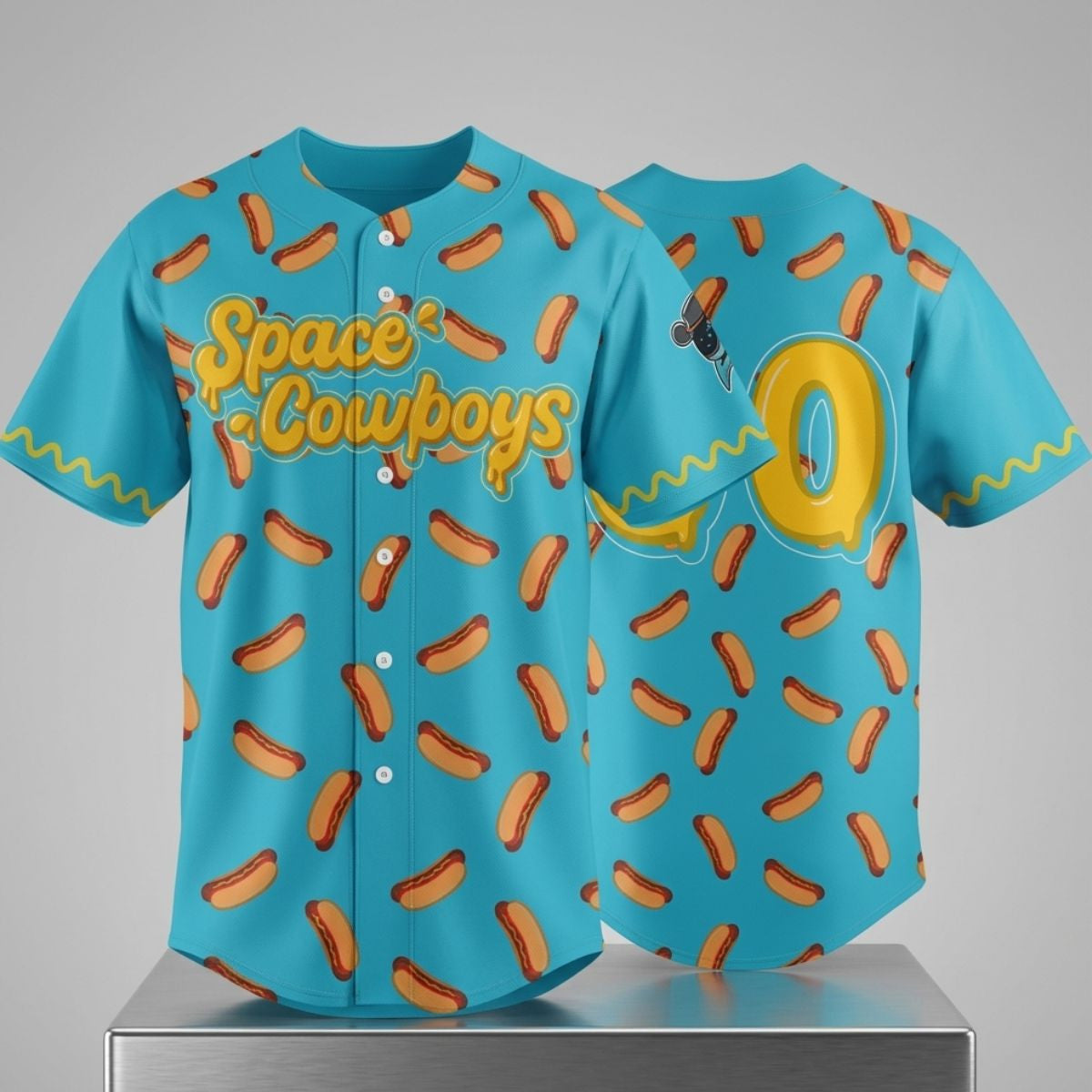 2026 Sugar Land Space Cowboys Hot Dog Baseball Jersey Sugar Land Merch Gift For Fans - Loomnari