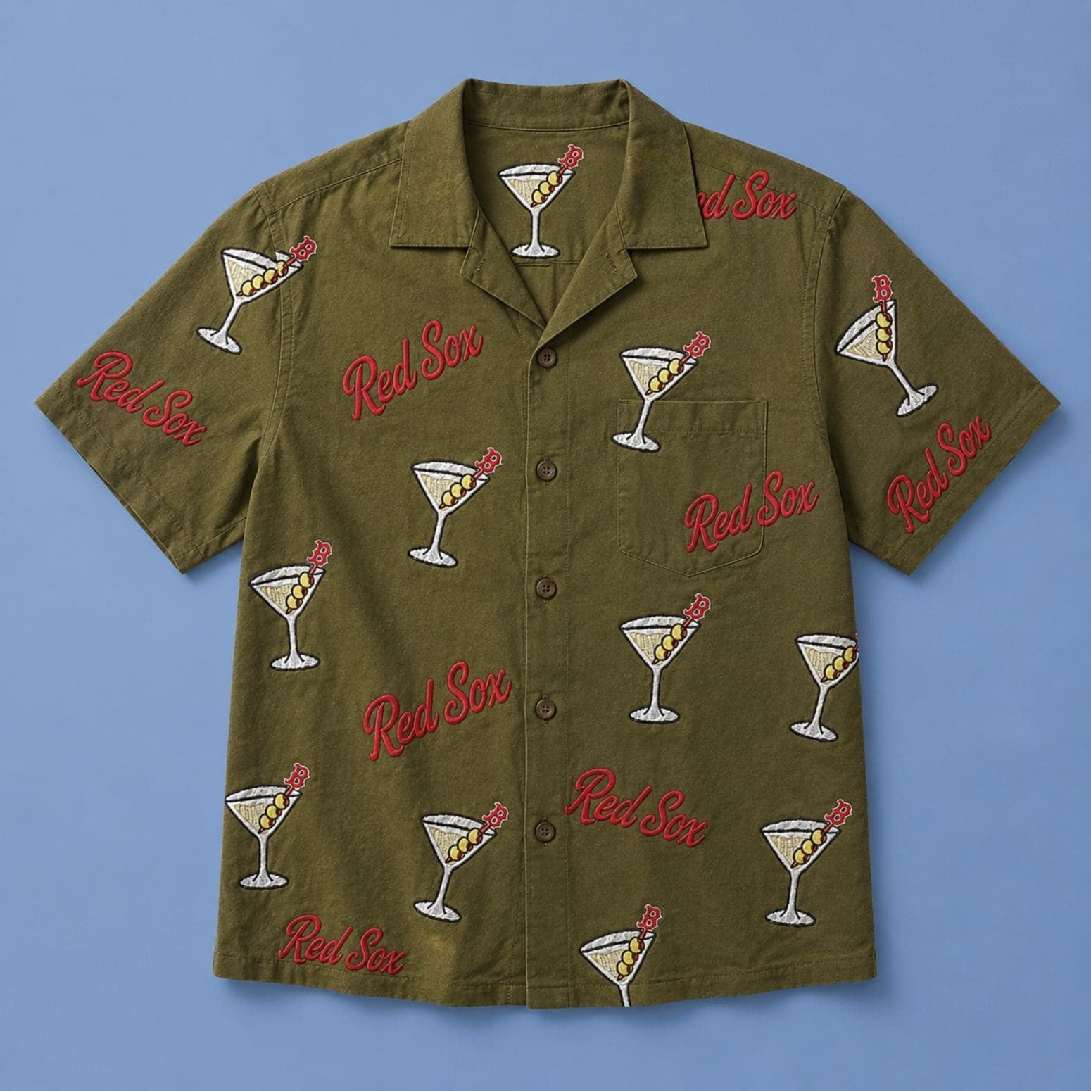 2026 Red Sox Tini Hawaiian Shirt Red Sox Merch Gift Ideas For Him - Loomnari