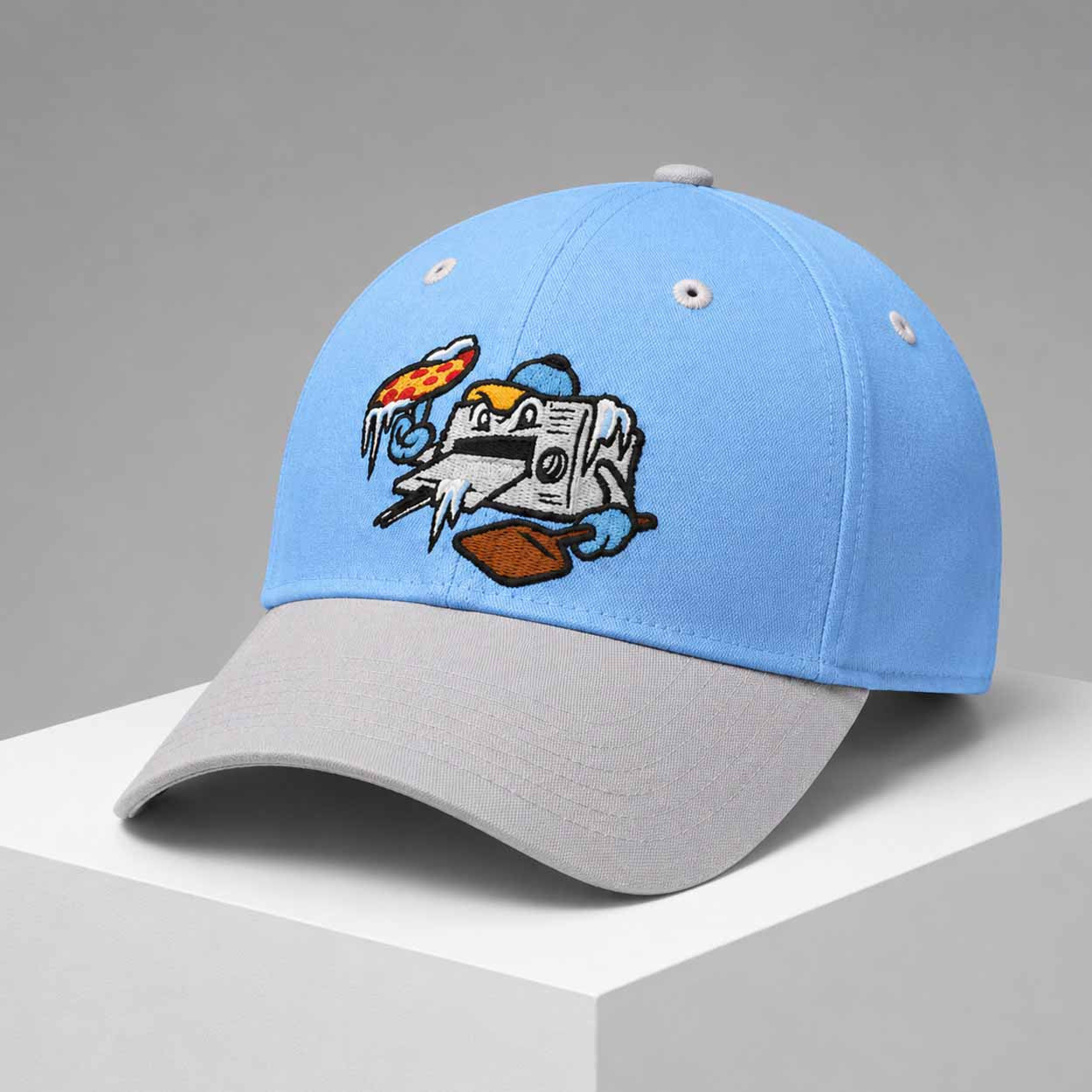 Timber Rattlers Merch Light Blue Frozen Pizzas Theme Nights Hat Birthday Ideas For Men - Loomnari