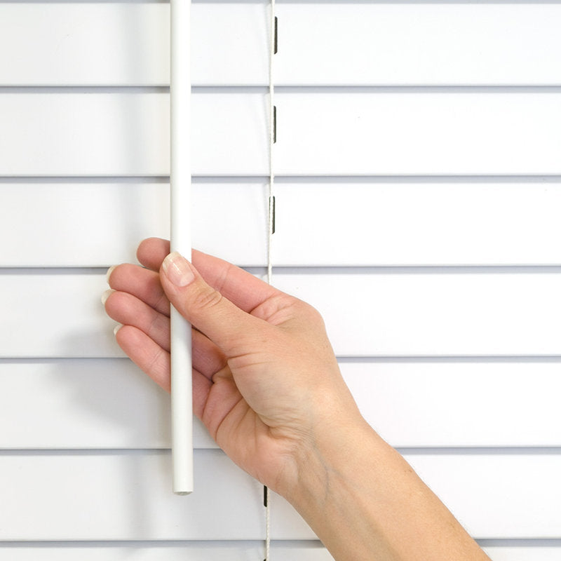 Akura Cordless Faux Wood Blinds - 2" Room Darkening Venetian Blinds