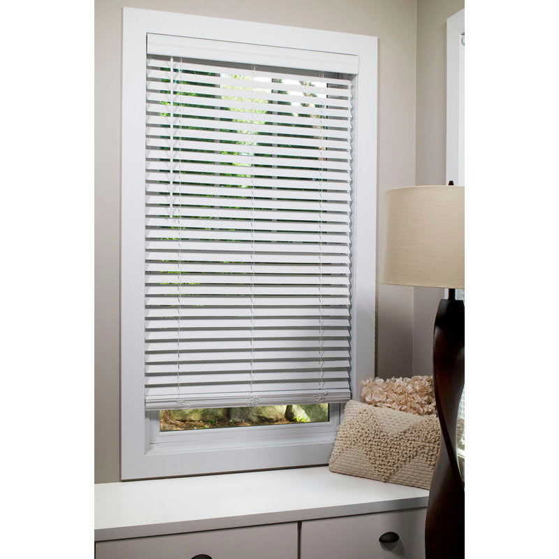Akura Cordless Faux Wood Blinds - 2" Room Darkening Venetian Blinds