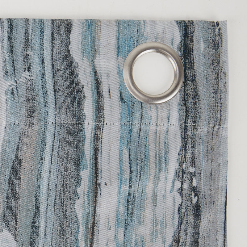 Abstract Art Blackout Grommet Curtain Panel - Thermal & Noise Reducing