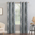 Abstract Art Blackout Grommet Curtain Panel - Thermal & Noise Reducing