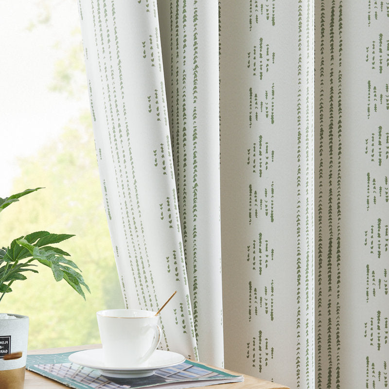 Ayani Boho Blackout Curtains Set of 2 Geometric Bedroom Window Panels