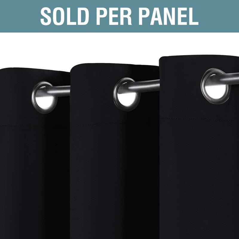 Thermal Insulated Blackout Grommet Curtains for Bedroom & Living Room