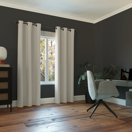 Burrier Blackout Grommet Curtain Panel - Thermal Insulating Polyester