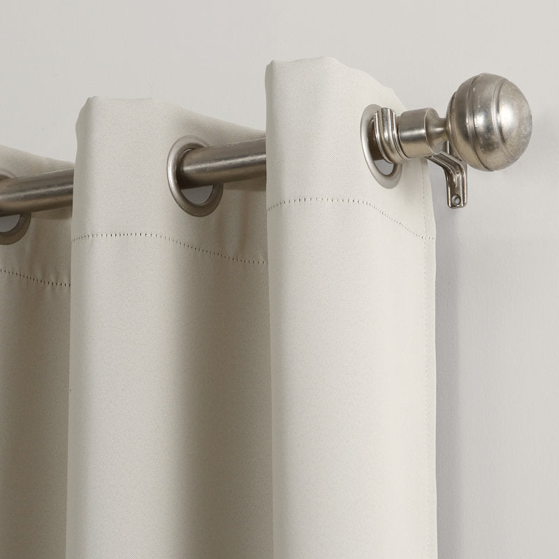 Burrier Blackout Grommet Curtain Panel - Thermal Insulating Polyester