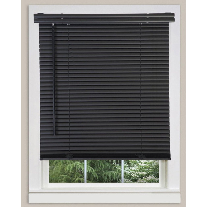 Cordless Vinyl Mini Blinds - 1" Light Filtering Privacy Window Shades