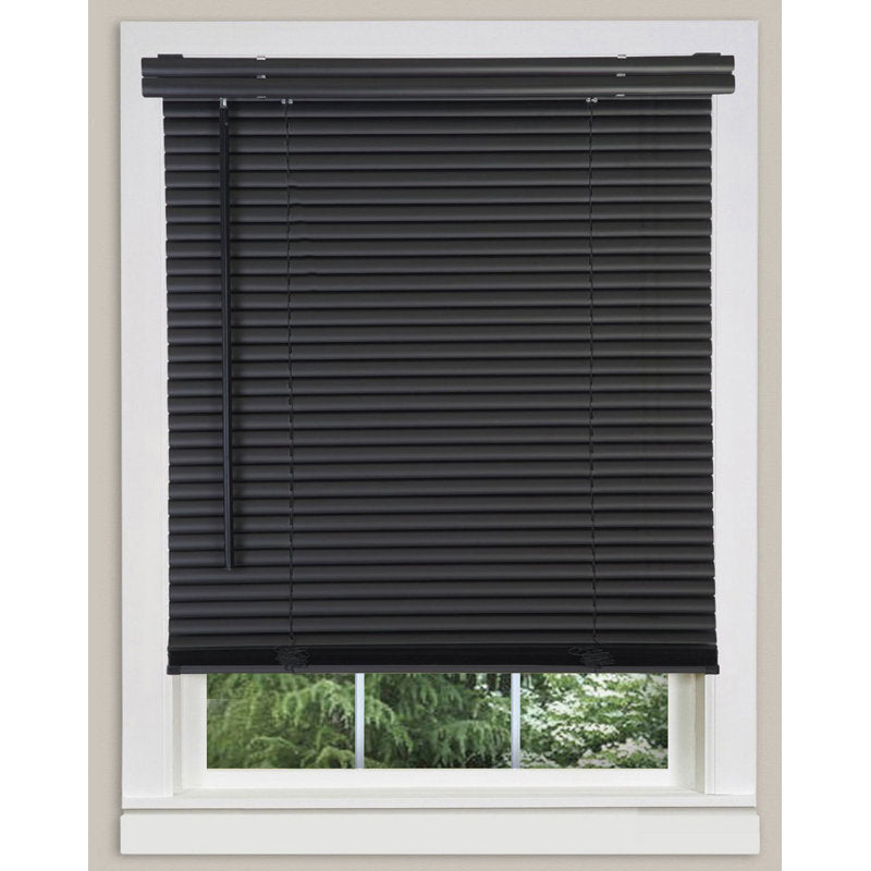 Cordless Vinyl Mini Blinds - 1" Light Filtering Privacy Window Shades