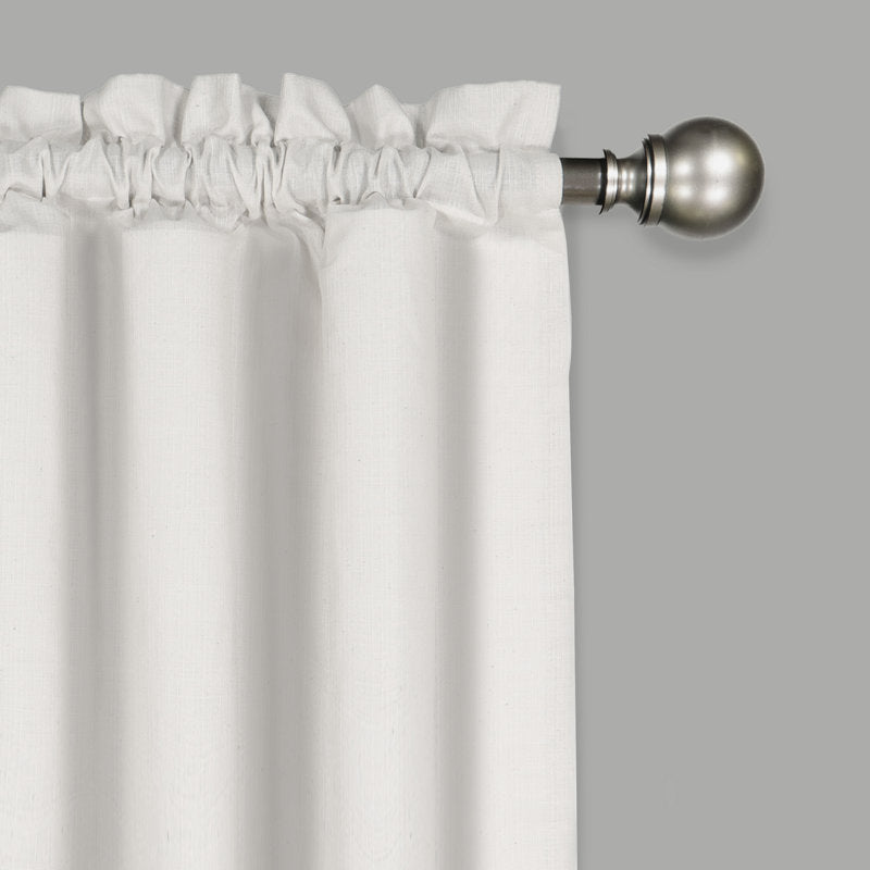 Tailored Cotton Blend Window Valance for Kitchen & Bathroom
