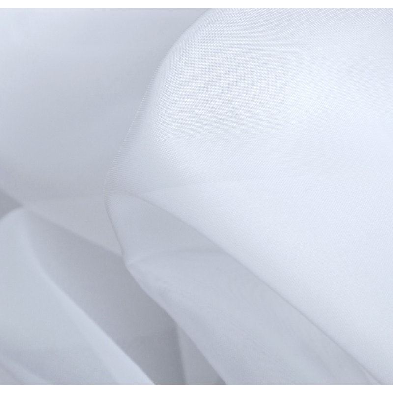 Sheer Voile Rod Pocket Curtain Panels - Set of 2 Light Filtering Drapes