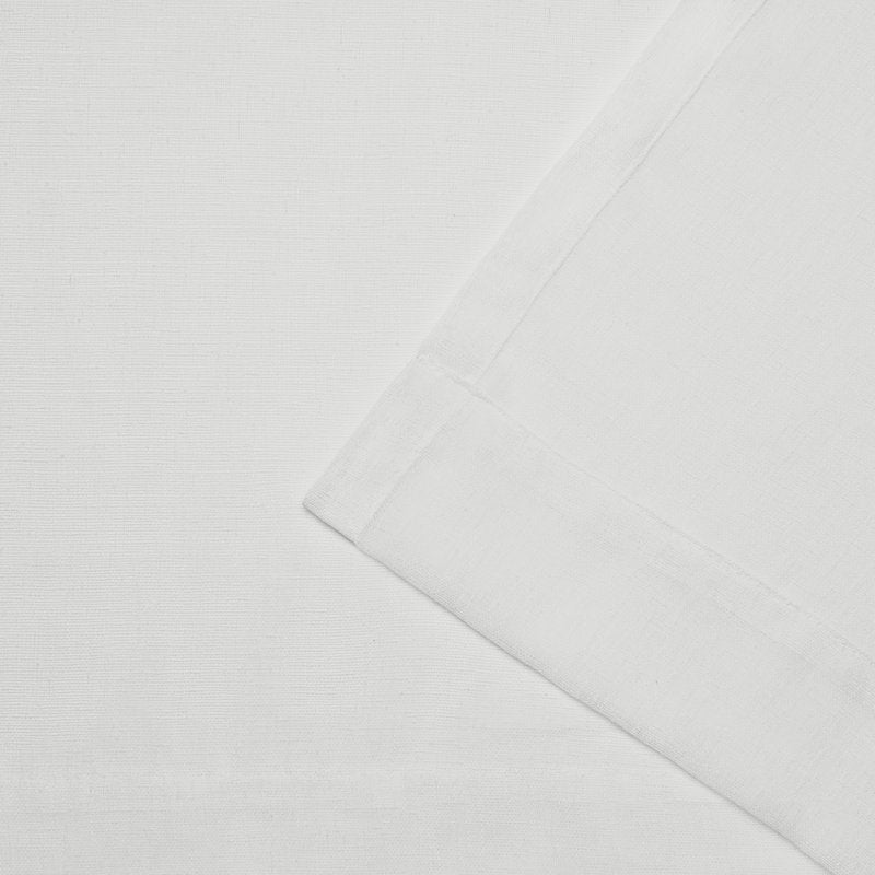 Belgian Sheer Linen Look Curtain Panels - Set of 2 Hidden Tab Top