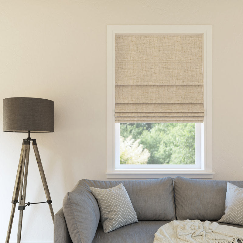 Everton 100% Blackout Cordless Roman Shade - Thermal Window Blind