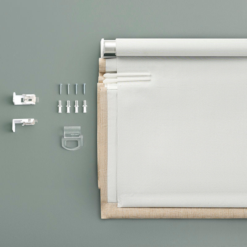Everton 100% Blackout Cordless Roman Shade - Thermal Window Blind