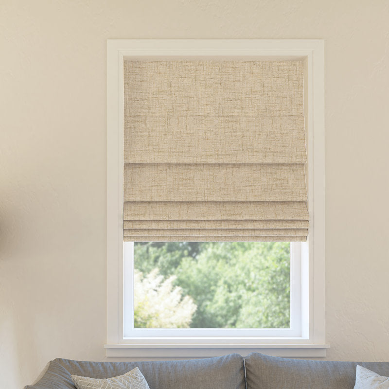 Everton 100% Blackout Cordless Roman Shade - Thermal Window Blind