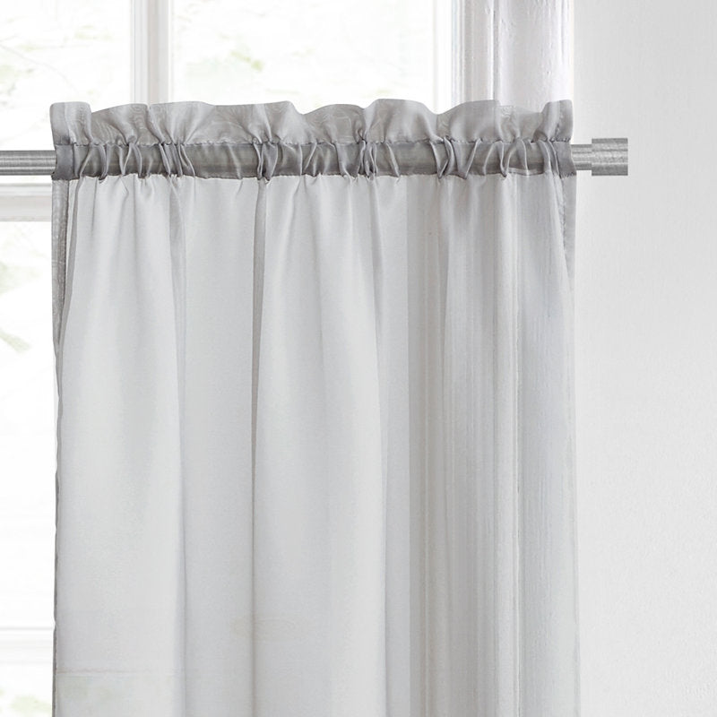 Tailored Cafe Kitchen Curtain - Elegant Fabric Window Treatment