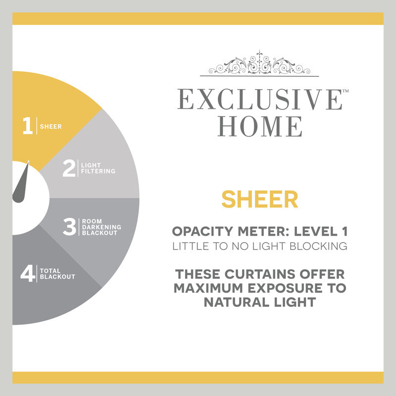 Leon Semi-Sheer Linen Look Curtain Panel Pair for Living Room