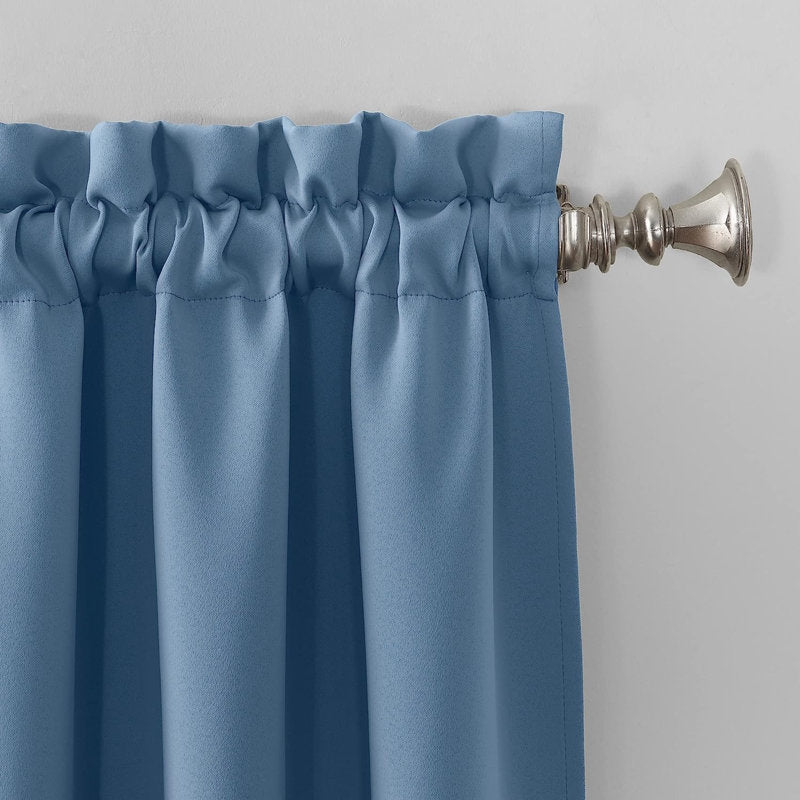 Thermal Room Darkening Curtain - Polyester Rod Pocket Panel
