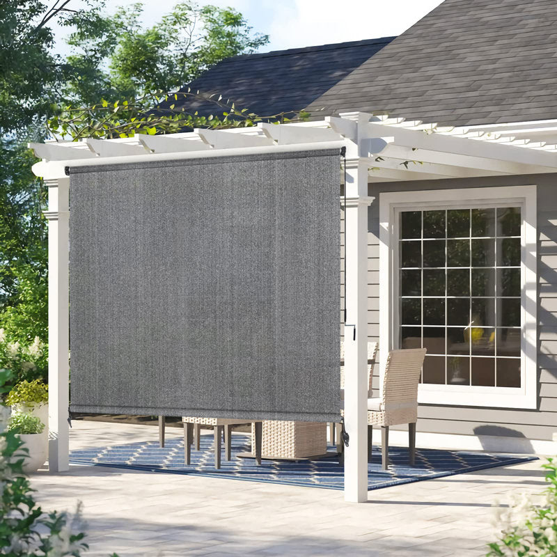 Outdoor Roller Shade - 220GSM HDPE Fabric for Patio & Porch