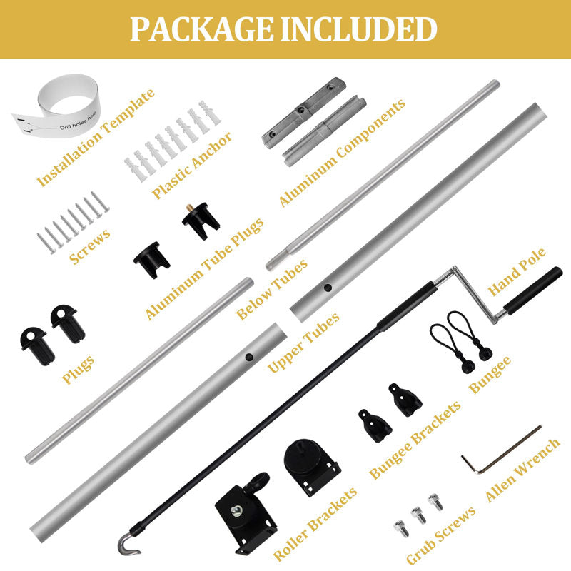 Outdoor Roller Shade - 220GSM HDPE Fabric for Patio & Porch