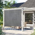 Outdoor Roller Shade - 220GSM HDPE Fabric for Patio & Porch