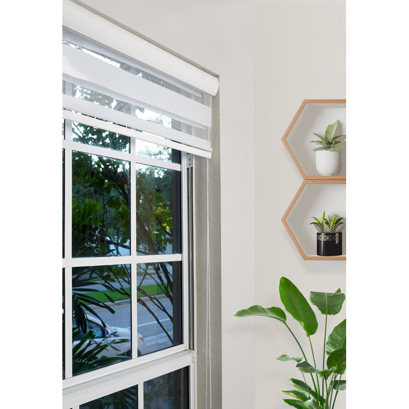 Zebra Roller Blinds - Dual Layer Light Filtering Window Shades