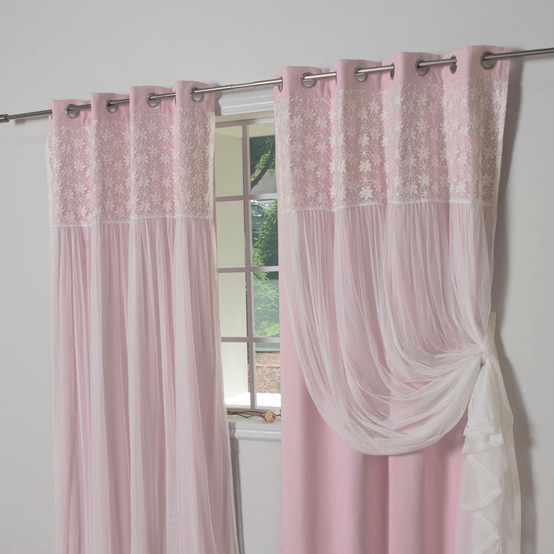 Room Darkening Curtains - Thermal Triple Weave Set for Bedroom