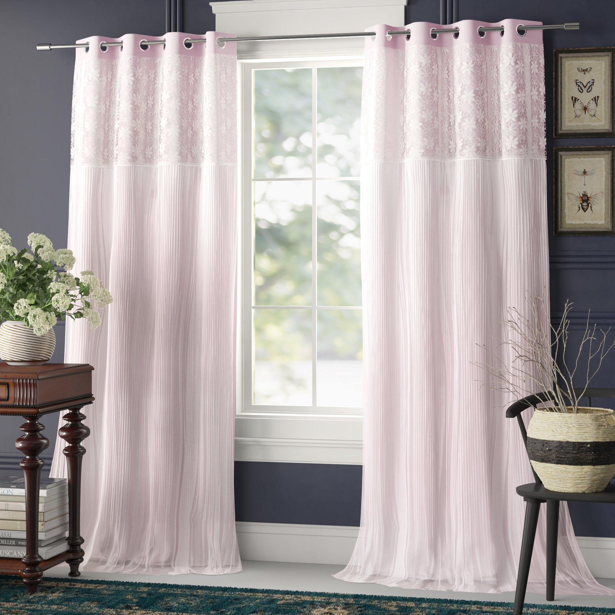 Room Darkening Curtains - Thermal Triple Weave Set for Bedroom