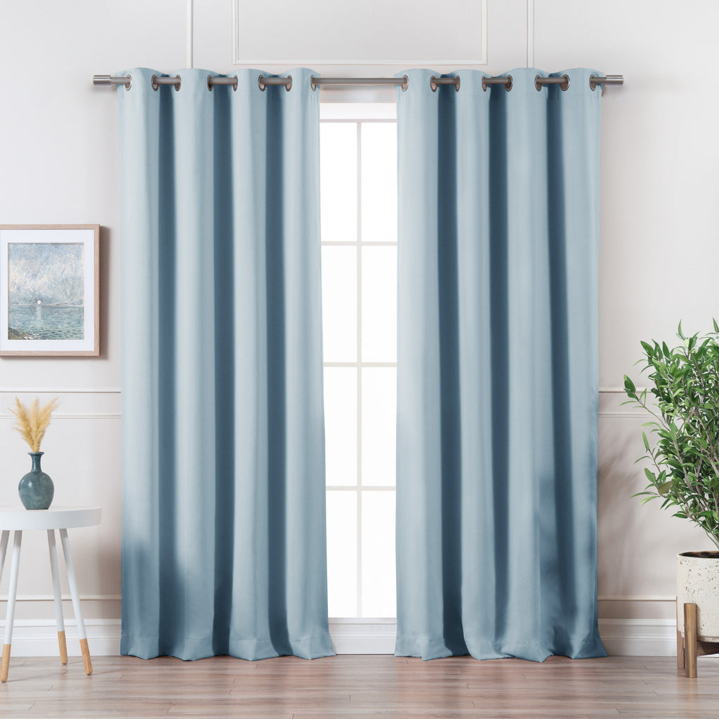 Schaeffer Blackout Curtains Thermal Insulated Grommet Panels (Set of 2)