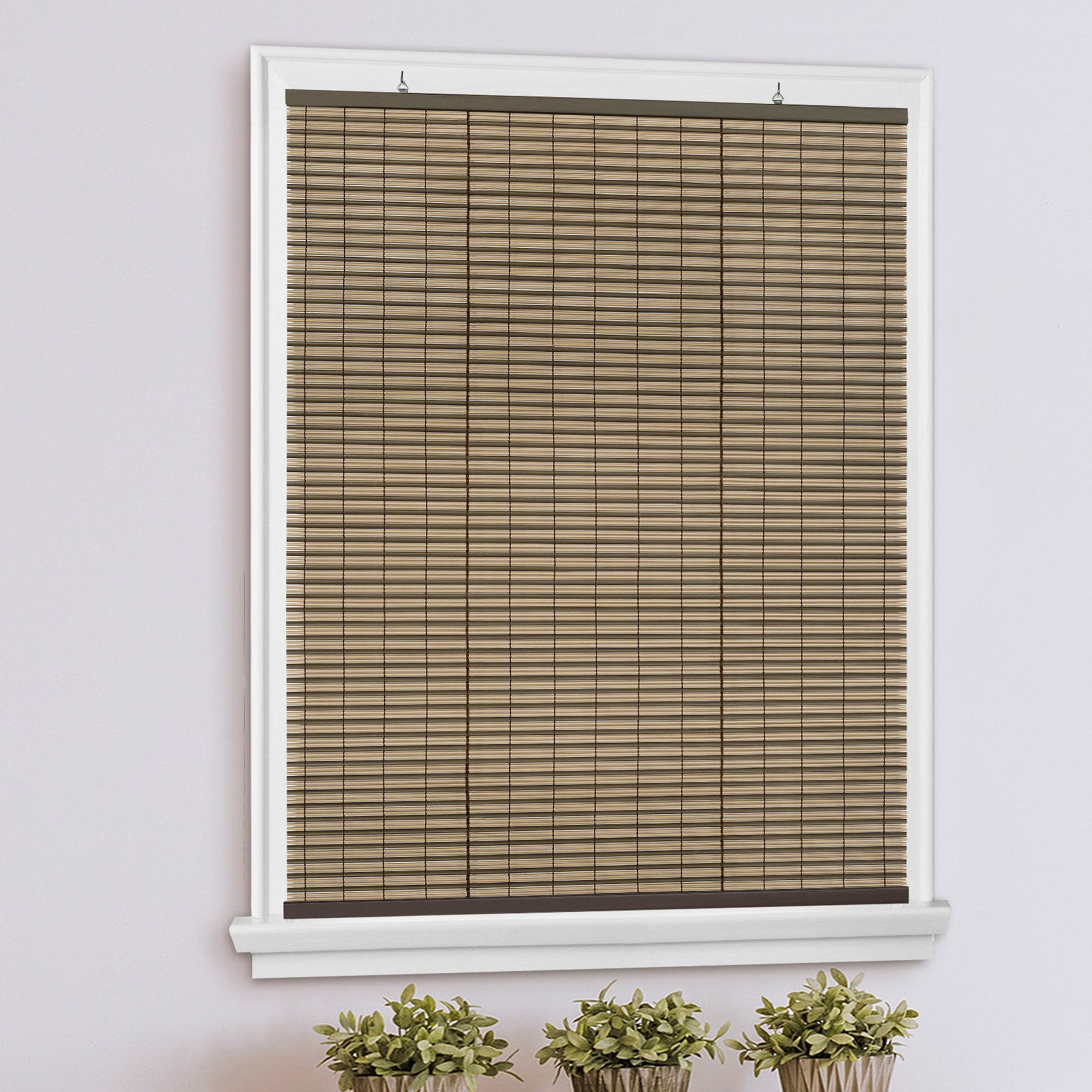 Cordless Vinyl Roll-Up Shade - Semi-Sheer Light Filtering Blind