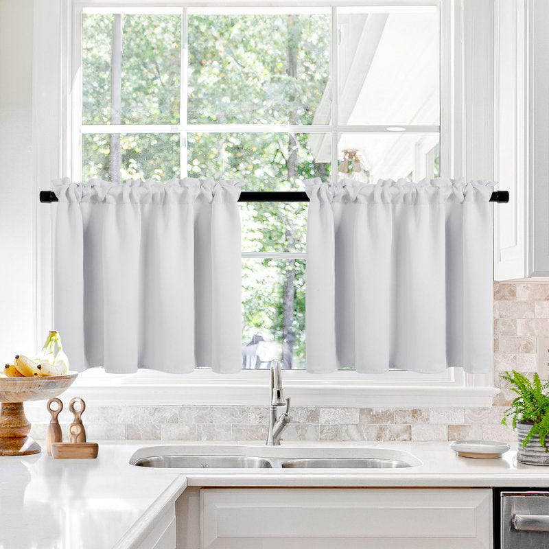 Short Blackout Curtains - Thermal Insulated Set for Bedroom & Nursery